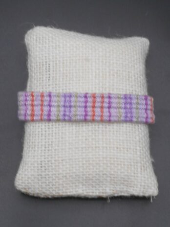 Bracelet violet/orange/vert clair